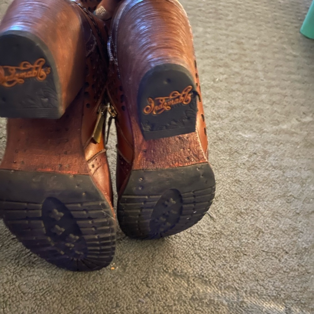 Womens size 8 1/5 Ankle boots made by Indomables. I am asking $220 OBO